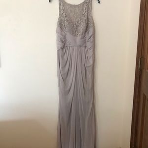 Bridesmaid dress from David’s Bridal